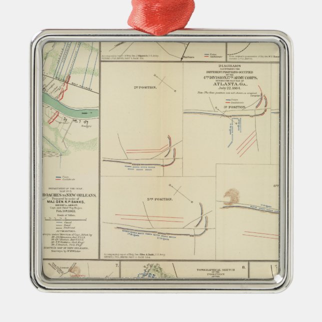 Adorno Metálico Acercamientos a New Orleans (Frente)