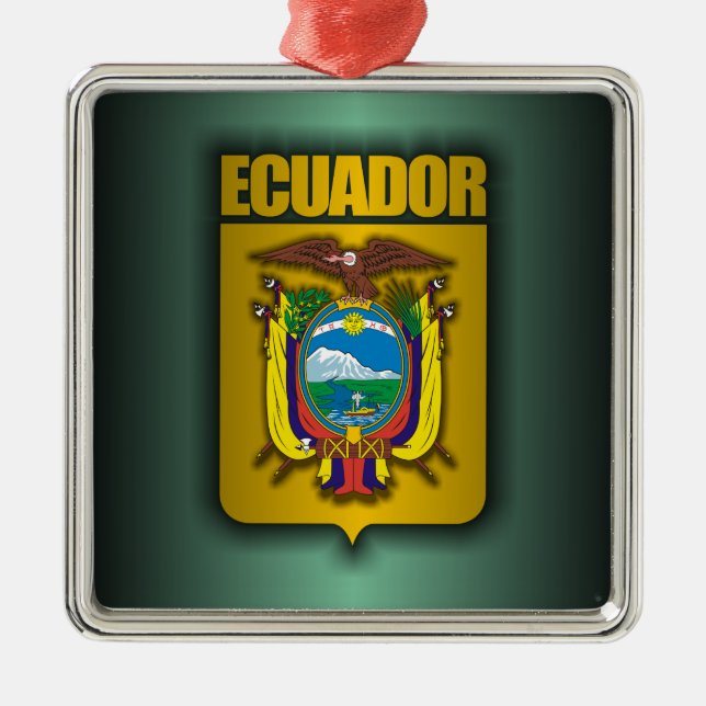 Adorno Metálico "Acero Ecuador" (Frente)