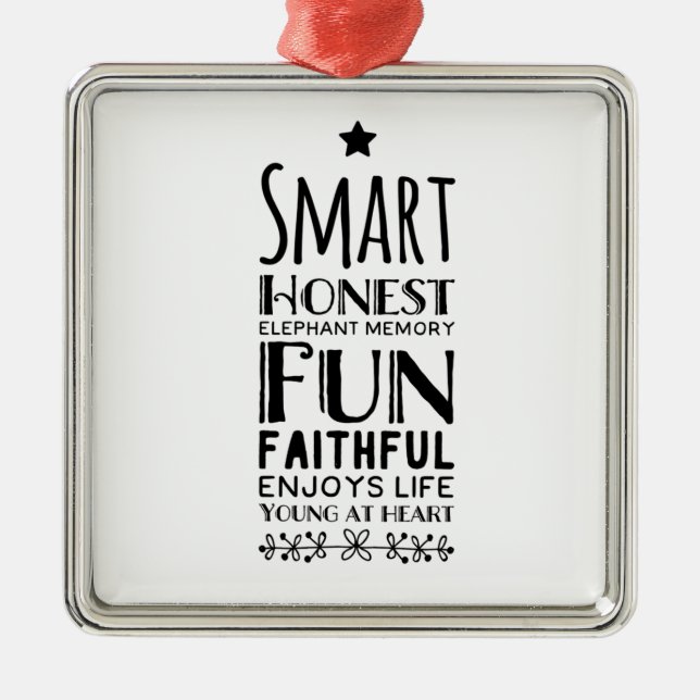 Adorno Metálico Acrónimo de Sheffey con estrella (Frente)