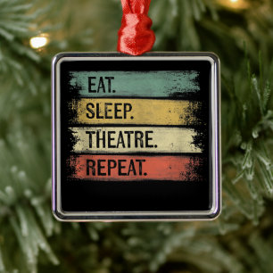 Adorno Metálico Actor de regalos tecnológicos del teatro de repet