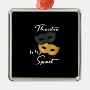 Adorno Metálico Actriz de teatro divertida para mujeres mastica re