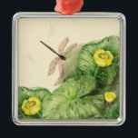 Adorno Metálico acuarela de lirio<br><div class="desc">acuarela</div>