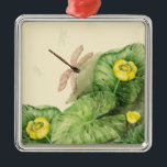 Adorno Metálico acuarela de lirio<br><div class="desc">acuarela</div>