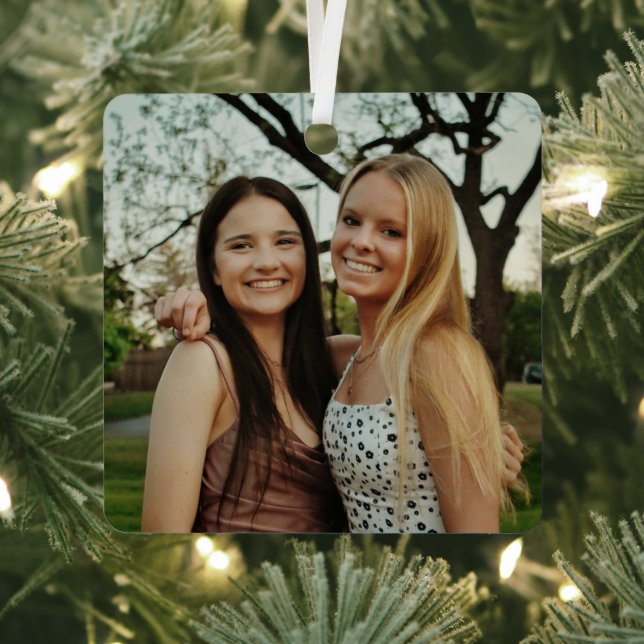 Adorno Metálico Add Your Own Custom Photo (in situ)