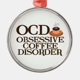 Adorno Metálico Adicto al café