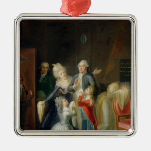 Adorno Metálico Adiós a Louis XVI de su familia