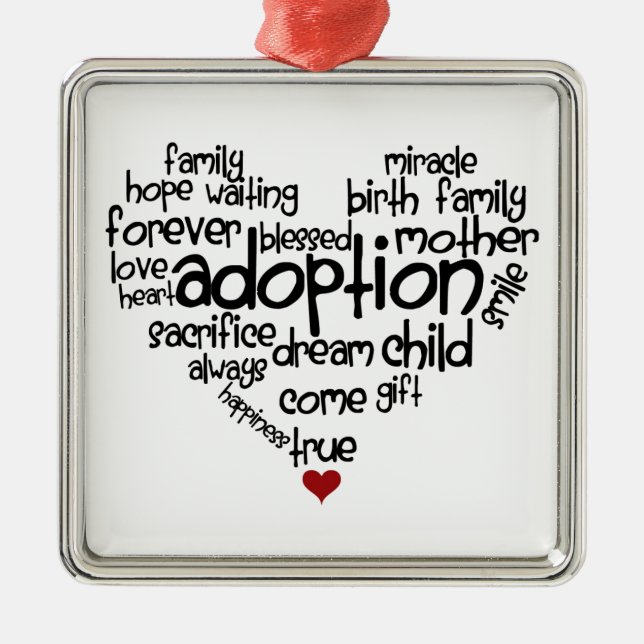 Adorno Metálico Adopción (Frente)
