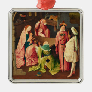Adorno Metálico Adoración de los Magos por Hieronymus Bosch