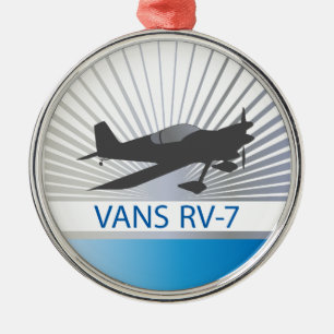 Adorno Metálico Aeroplano de las furgonetas RV-7