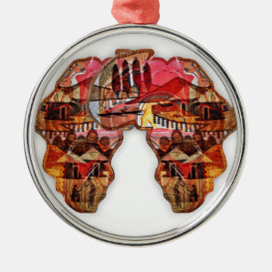 Adorno Metálico África