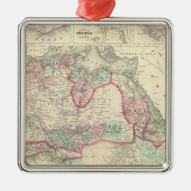 Adorno Metálico África 47 (Frente)