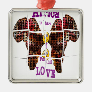 Adorno Metálico África es donde encontré amor