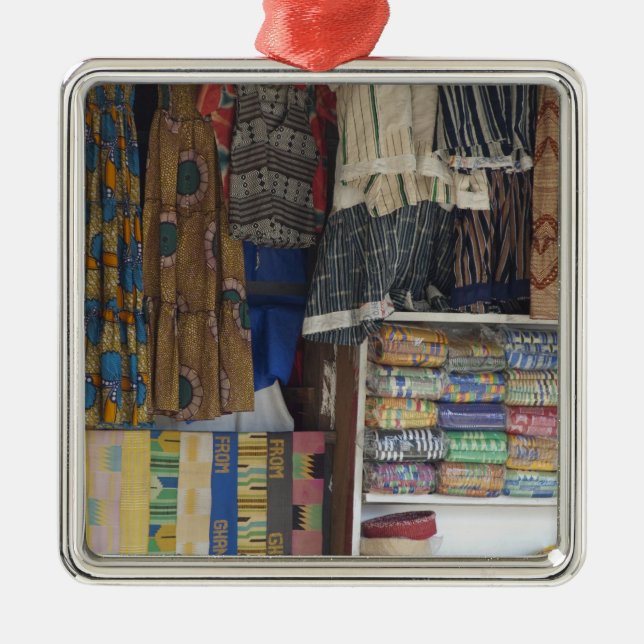 Adorno Metálico África, Ghana, Accra. Accra Textiles y artesanías (Frente)