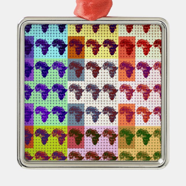 Adorno Metálico Africas (Frente)