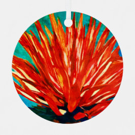 Adorno Metálico Agave Shine Metal Ornament