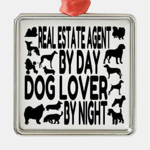 Adorno Metálico Agente inmobiliario Dog Lover