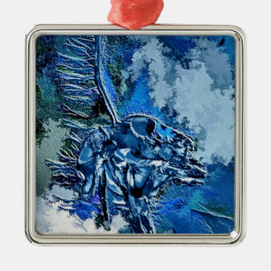 ADORNO METÁLICO AGUA