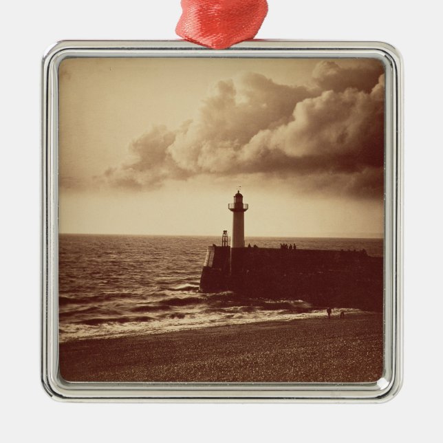 Adorno Metálico Aguas de rotura en Sete, c.1855 (letra de albúmina (Frente)