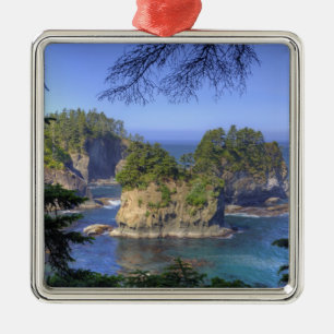 Adorno Metálico Aguas marinas, tierras tribales de la nación Maka