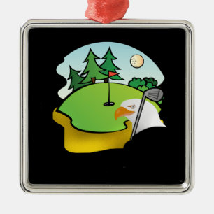 Adorno Metálico Águila de golf