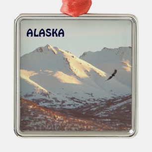 Adorno Metálico Águila de invierno