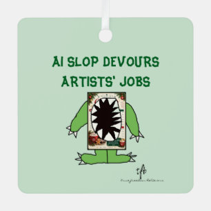 Adorno Metálico AI Slop Devora los Trabajos de los Artistas en Nav