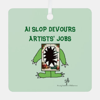 Adorno Metálico AI Slop Devora los Trabajos de los Artistas en Nav