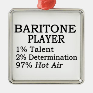 Adorno Metálico Aire caliente Baritone