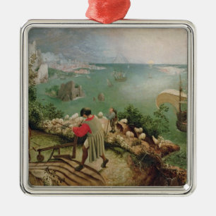 Adorno Metálico Ajardine con la caída de Ícaro, c.1555