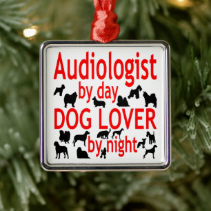 Adorno Metálico Al Audiólogo Le Encantan Los Perros