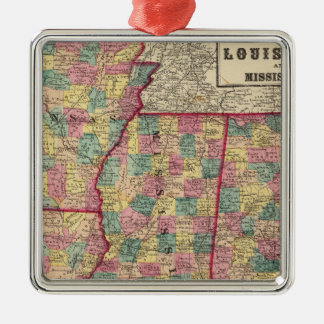 Adorno Metálico Alabama, Arkansas, Luisiana, y Mississippi