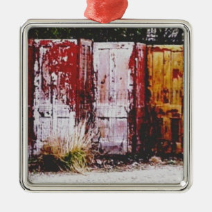 Adorno Metálico Alambre de la puerta