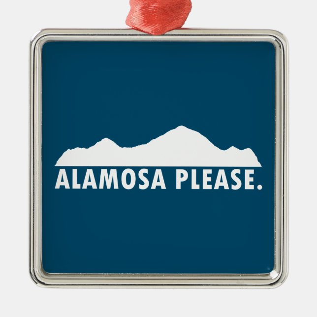 Adorno Metálico Alamosa Colorado Please (Frente)