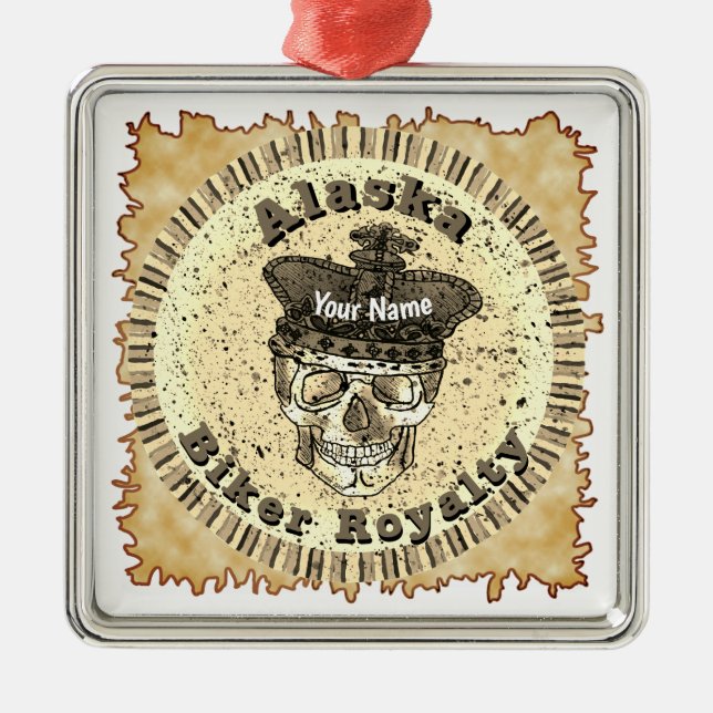 Adorno Metálico Alaska Biker  (Frente)