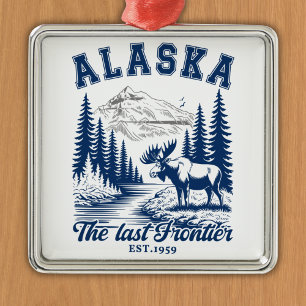 Adorno Metálico Alaska Nature Escape with Moose