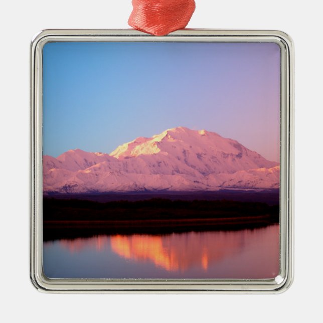 Adorno Metálico Alaska, Parque Nacional Denali, Monte McKinley en (Frente)