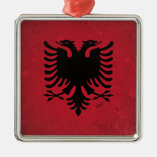 Adorno Metálico Albania (Frente)