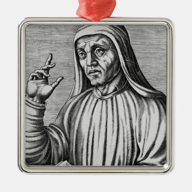 Adorno Metálico Alcuin de York (Frente)