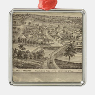 Adorno Metálico Aldea de Preston y South Ruthford, Minnesota