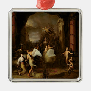 Adorno Metálico Alegoría de la ciudad de Amsterdam