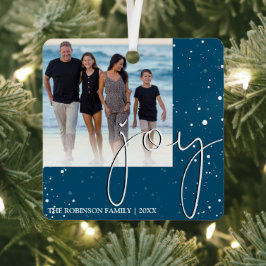 Adorno Metálico Alegría mínima moderna | Festividades de Navidades