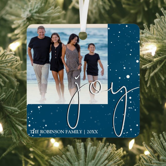 Adorno Metálico Alegría mínima moderna | Festividades de Navidades (in situ)