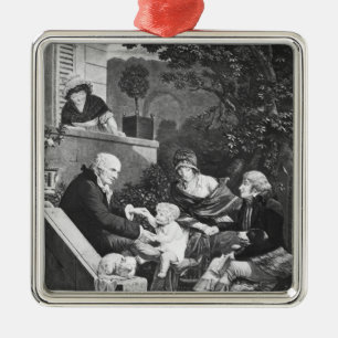 Adorno Metálico Alegrías de ser un padre, c.1797