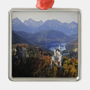 Adorno Metálico Alemania, Baviera, Castillo de Neuschwanstein. Rey