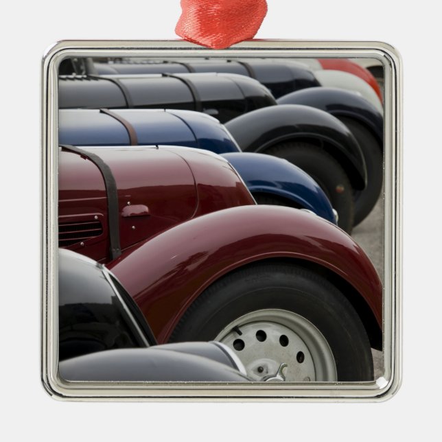 Adorno Metálico Alemania, Bayern-Baviera, Munich. Automóvil Welt B (Frente)