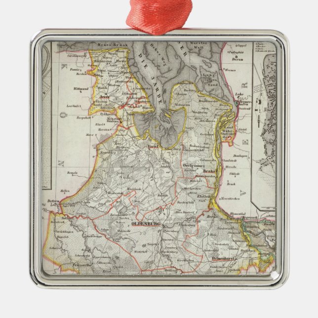 Adorno Metálico Alemania Bremerhaven (Frente)