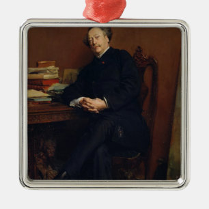 Adorno Metálico Alexander Dumas Fils 1877