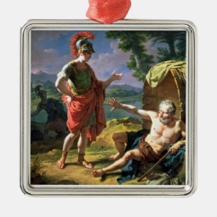 Adorno Metálico Alexander y Diógenes, 1818 (aceite en lona)