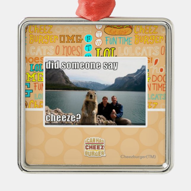 Adorno Metálico ¿Alguien dijo el cheeze? (Frente)