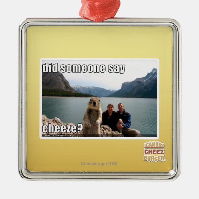 Adorno Metálico ¿Alguien dijo el cheeze? (Frente)